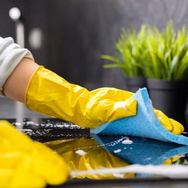 Cleaning supplies for our professional deep cleaning services in Chicago, IL.